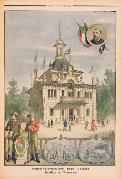 The Transvaal pavilion at the Universal Exhibition of 1900, Paris by French School